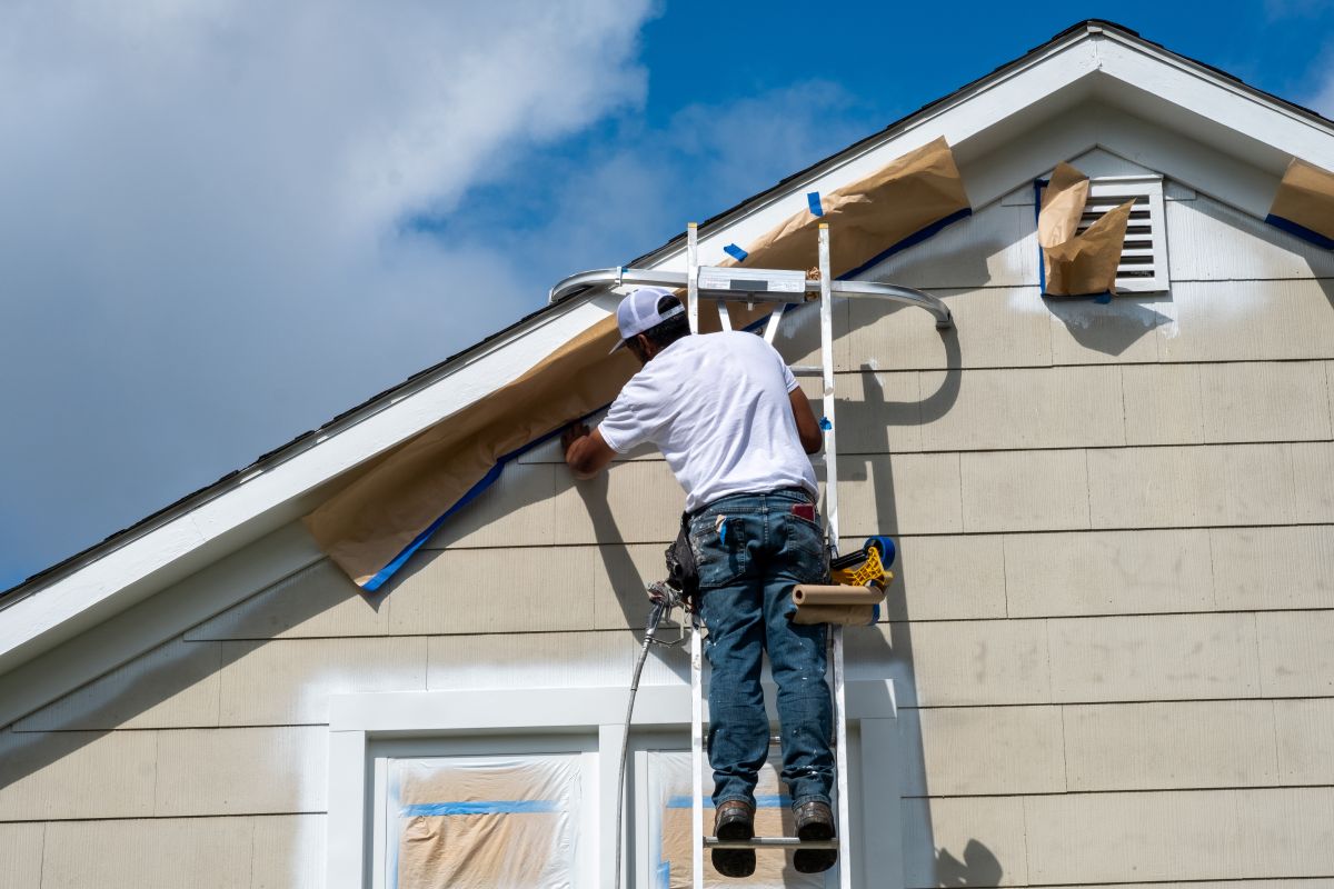 TJ's Services includes exterior house painting